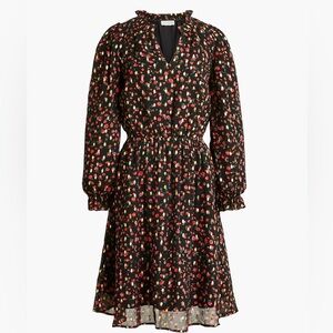 J. Crew Ruffleneck Mini Dress